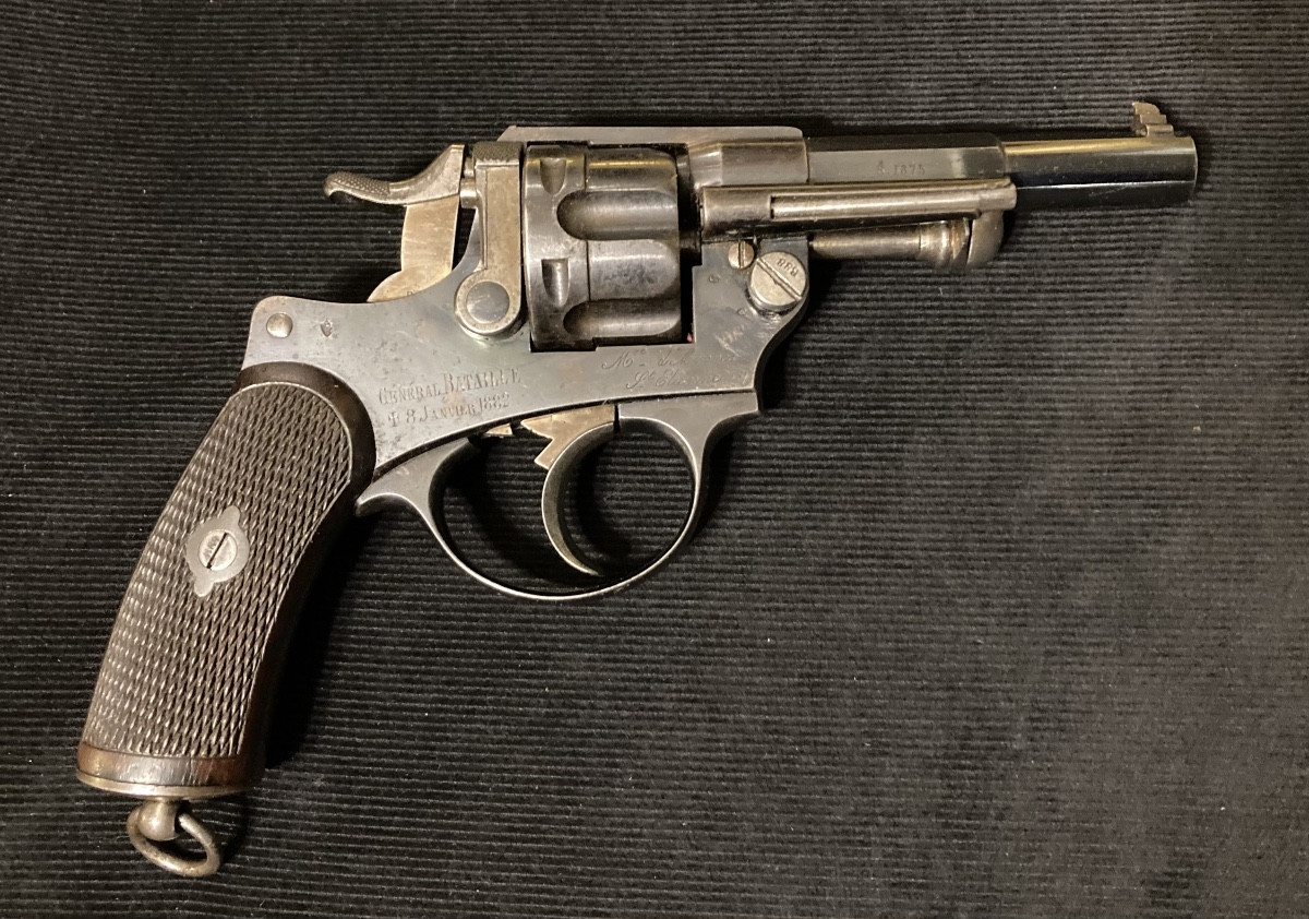 Model 1874 Revolver. Of General Bataille. Third Republic.