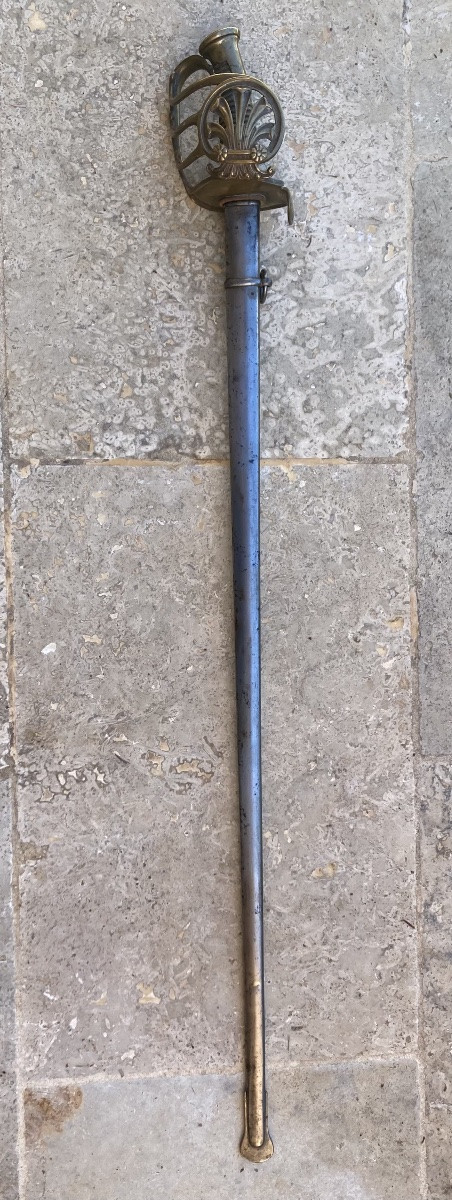 Sabre Of Artillery Colonel Léonce Frédéric Donop. France, 14th Century.-photo-2