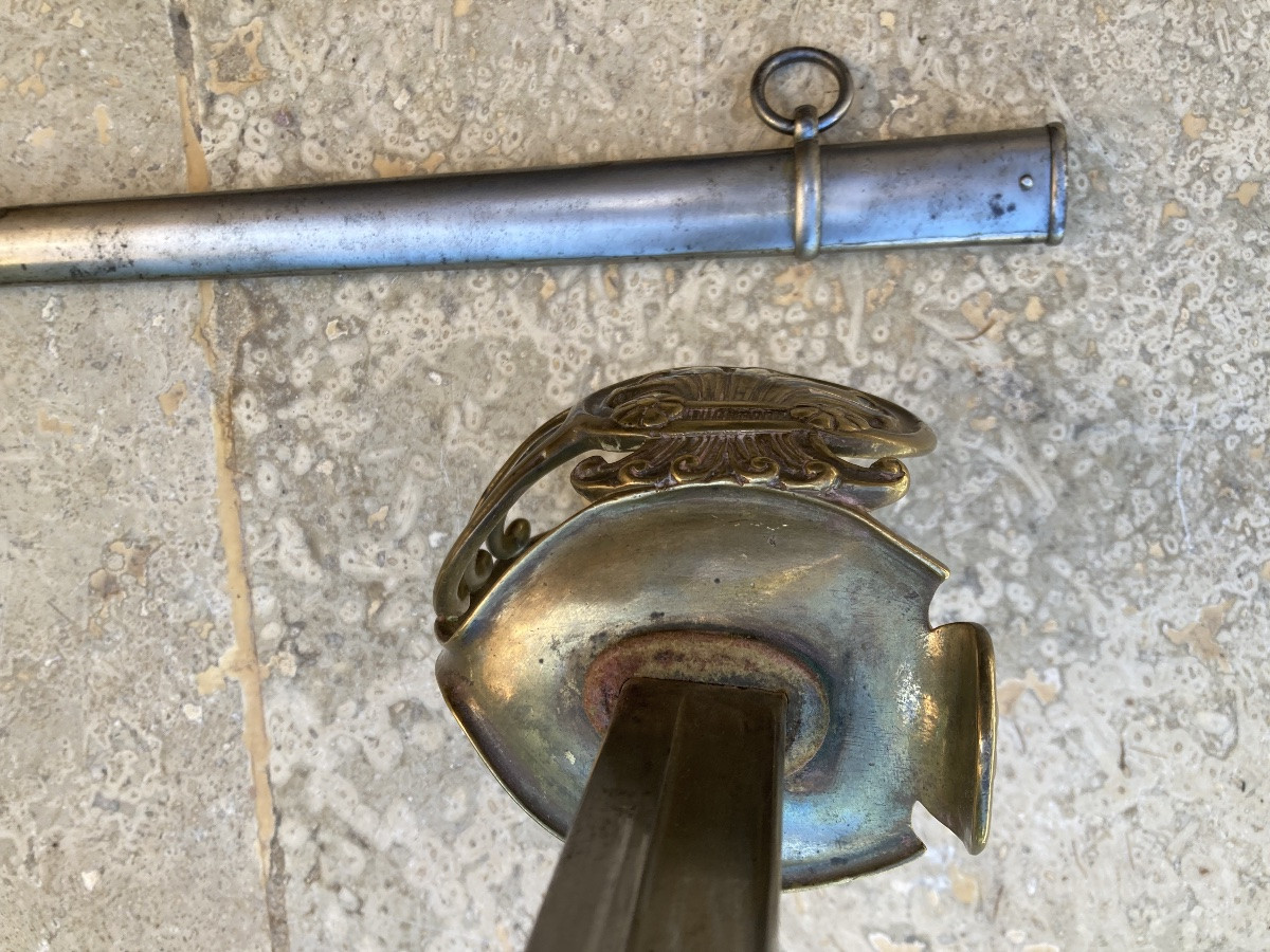 Sabre Of Artillery Colonel Léonce Frédéric Donop. France, 14th Century.-photo-4