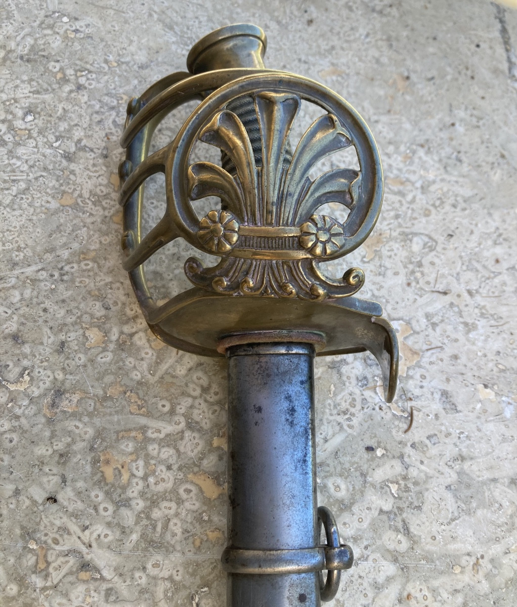 Sabre Of Artillery Colonel Léonce Frédéric Donop. France, 14th Century.