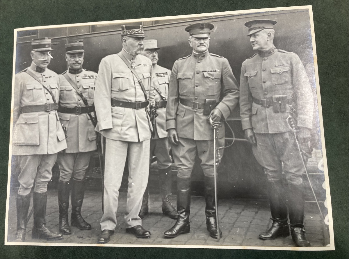 General  Pershing  Visit To France On July 4, 1917. Documents: Army Photographic Section