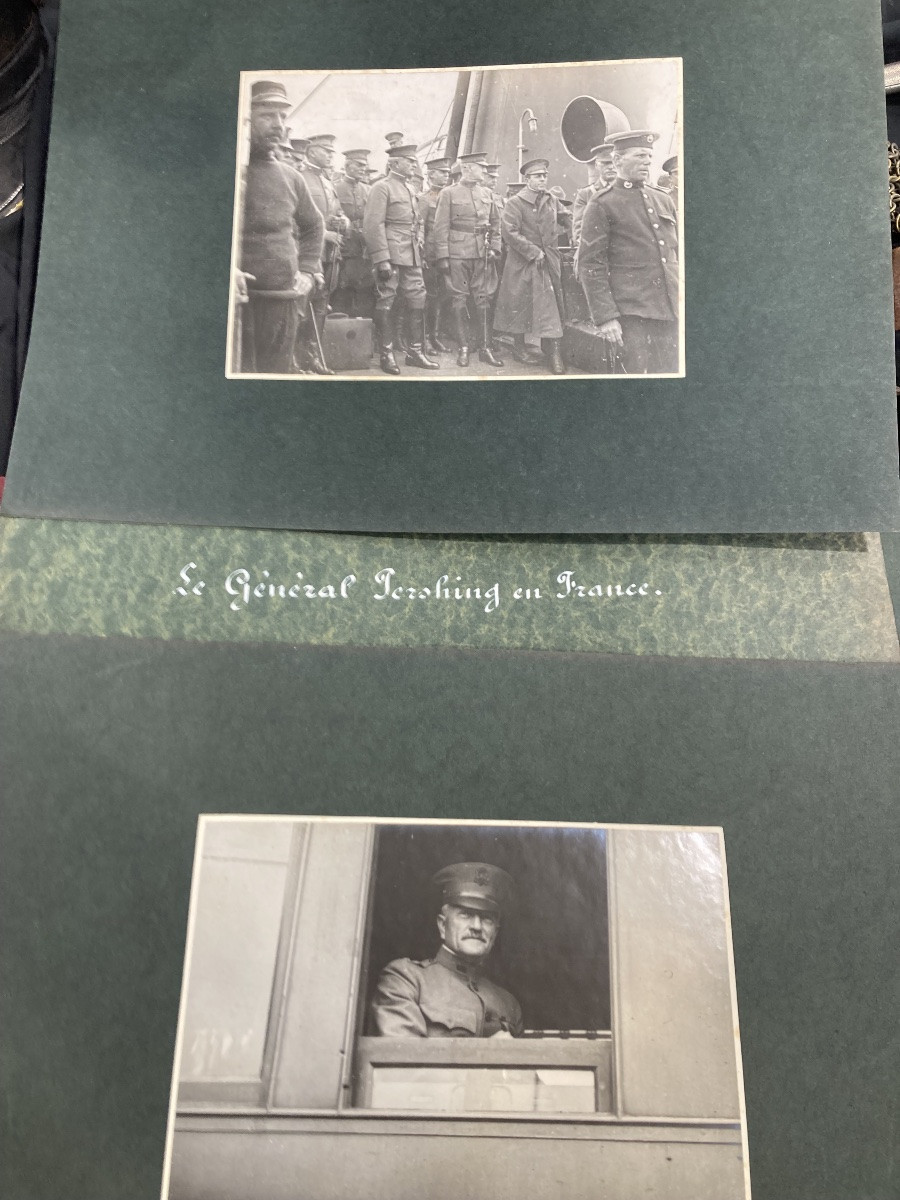 Documents And Photos Of General Pershing's Visit To France On July 4, 1917. -photo-1