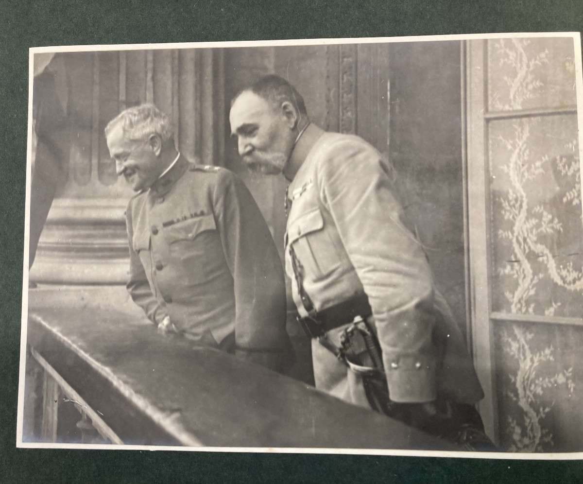 Documents And Photos Of General Pershing's Visit To France On July 4, 1917. -photo-8