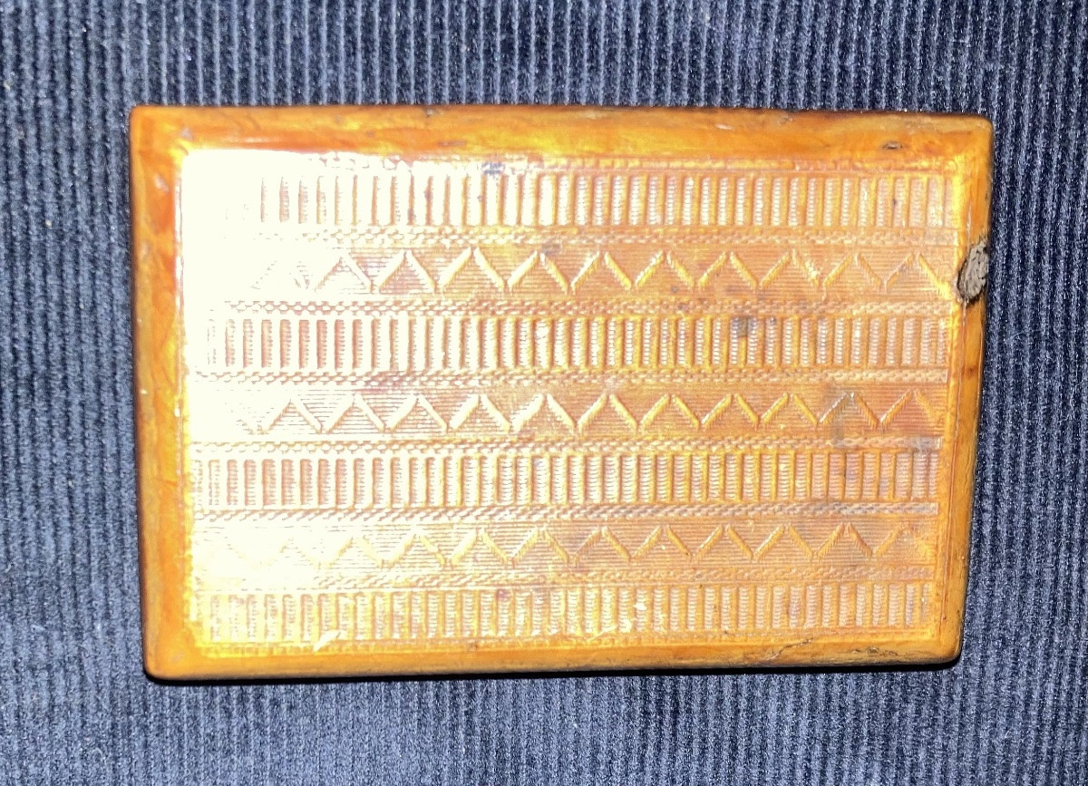 Tabatière en buis des Grenadiers à pied de la Garde Impériale , retour des Cendres.  France.-photo-4