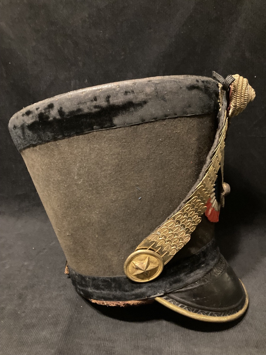Hussar Officer's Shako, Circa 1813. First Empire.-photo-3