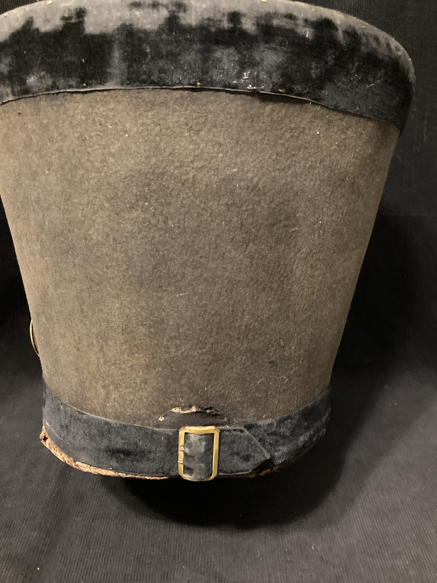 Hussar Officer's Shako, Circa 1813. First Empire.-photo-4