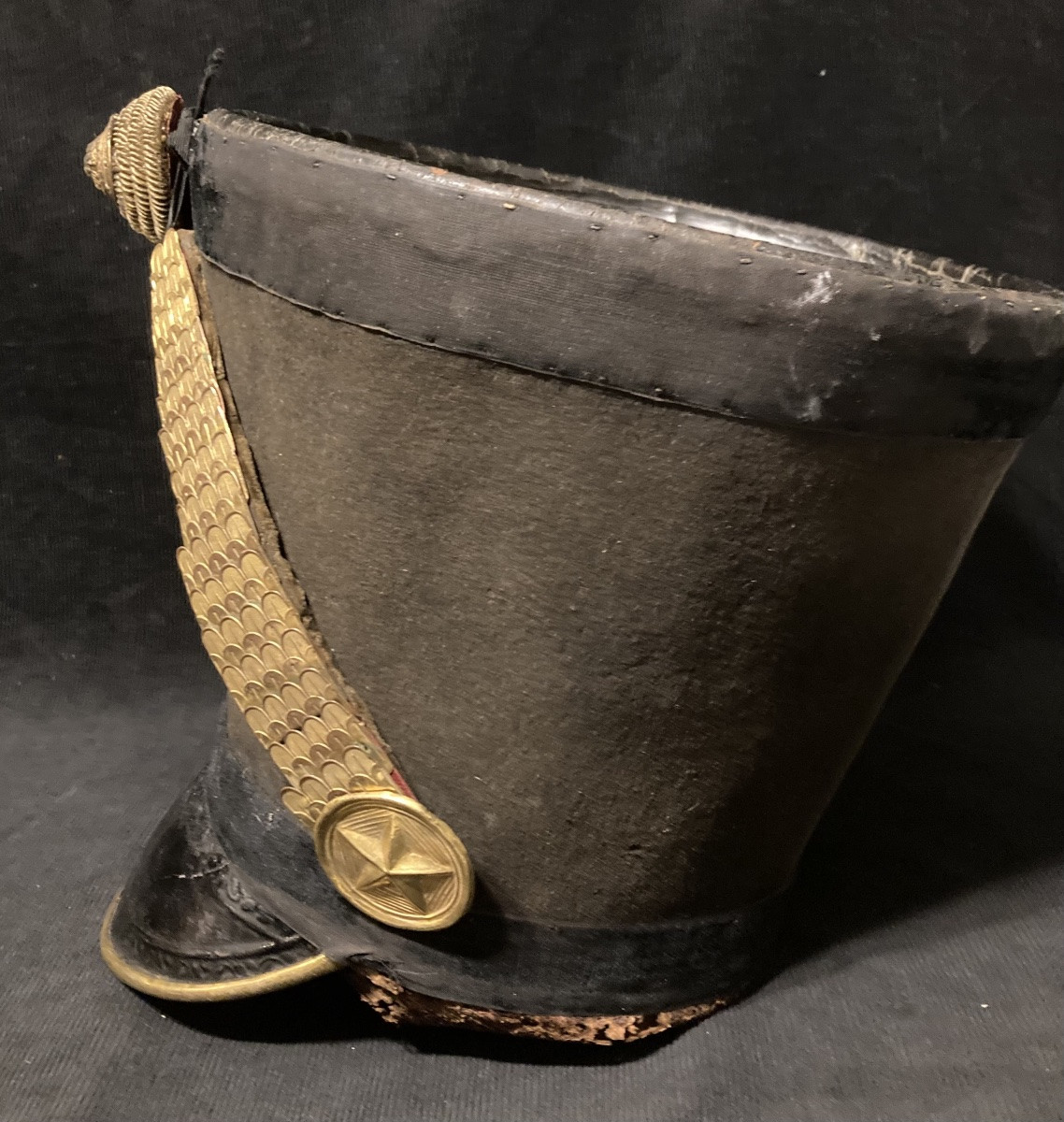 Hussar Officer's Shako, Circa 1813. First Empire.-photo-2