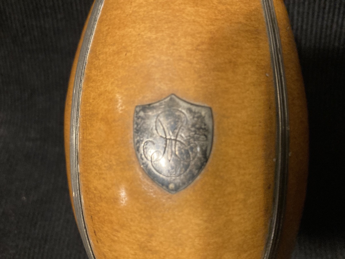 Poire à poudre Française du Général Saignes Mathieu . Né à Albi . Consulat-Premier Empire.-photo-2