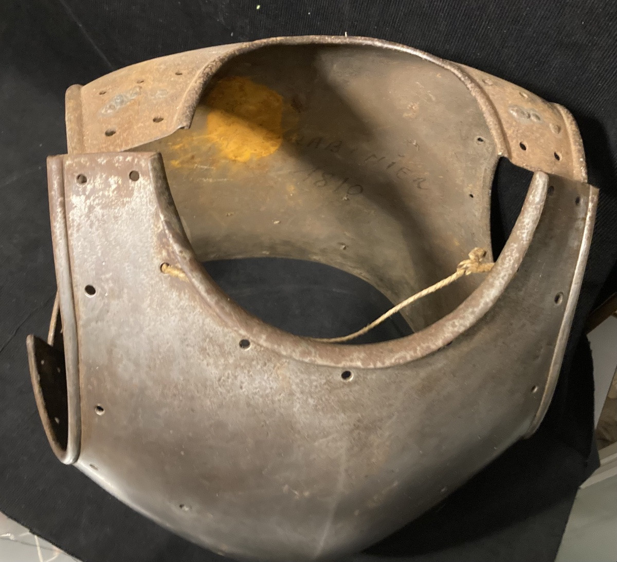 Cuirasse troupe plastron de cuirassier et dossière de carabinier . France . Premier Empire.-photo-2