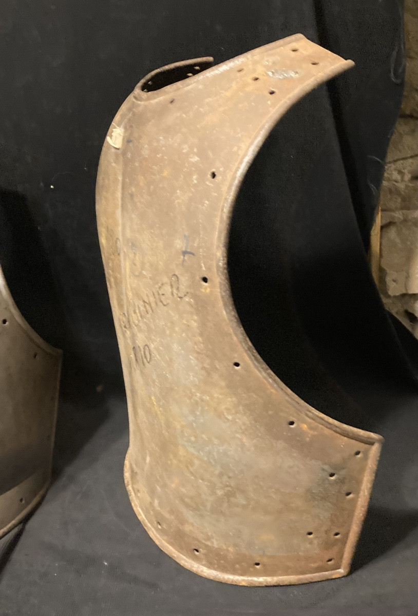 Cuirasse troupe plastron de cuirassier et dossière de carabinier . France . Premier Empire.-photo-2