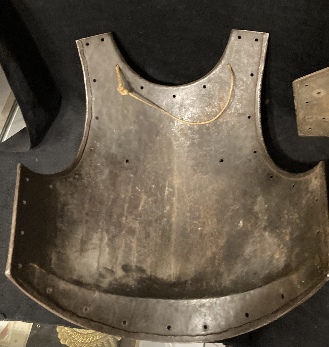 Cuirasse troupe plastron de cuirassier et dossière de carabinier . France . Premier Empire.-photo-3