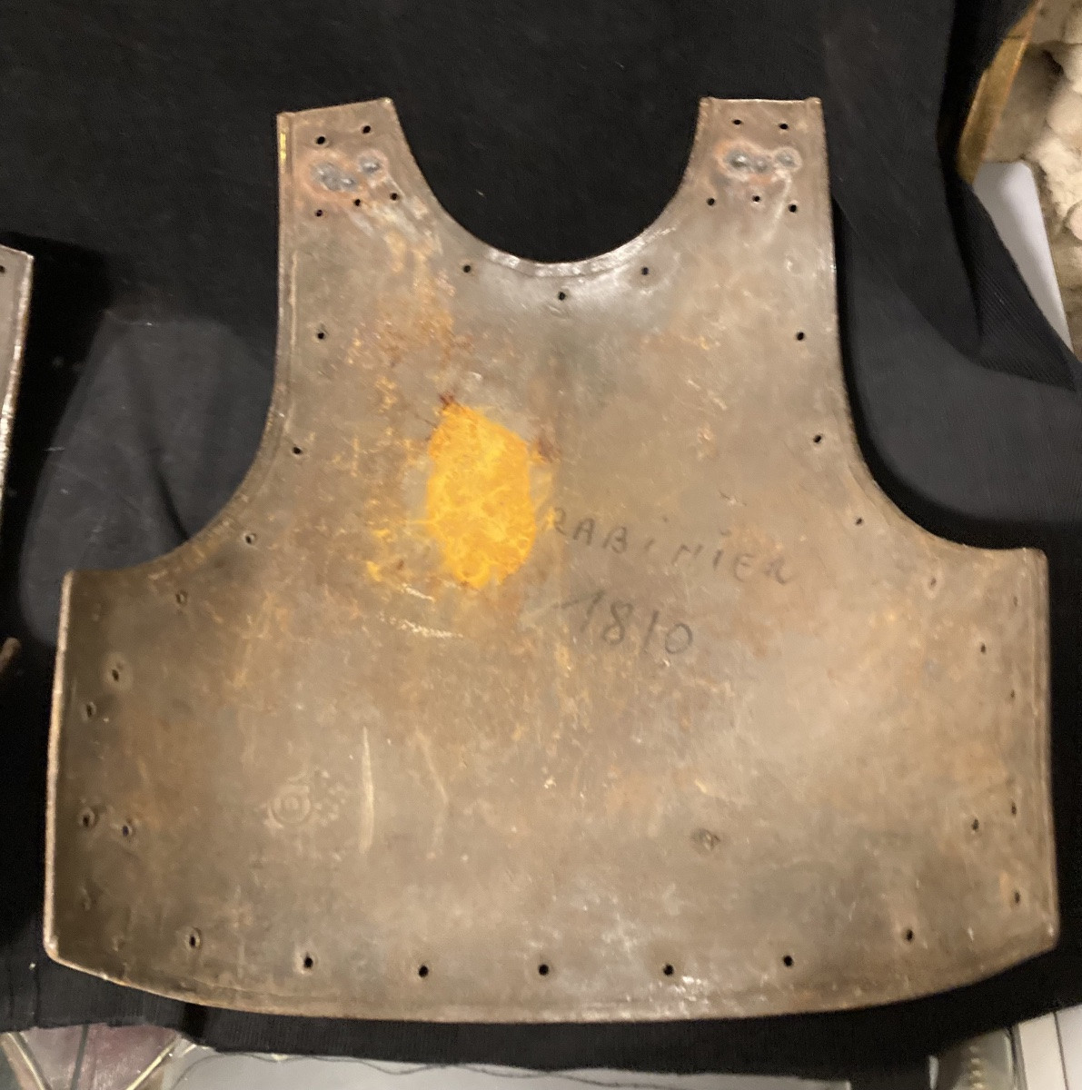 Cuirasse troupe plastron de cuirassier et dossière de carabinier . France . Premier Empire.-photo-4