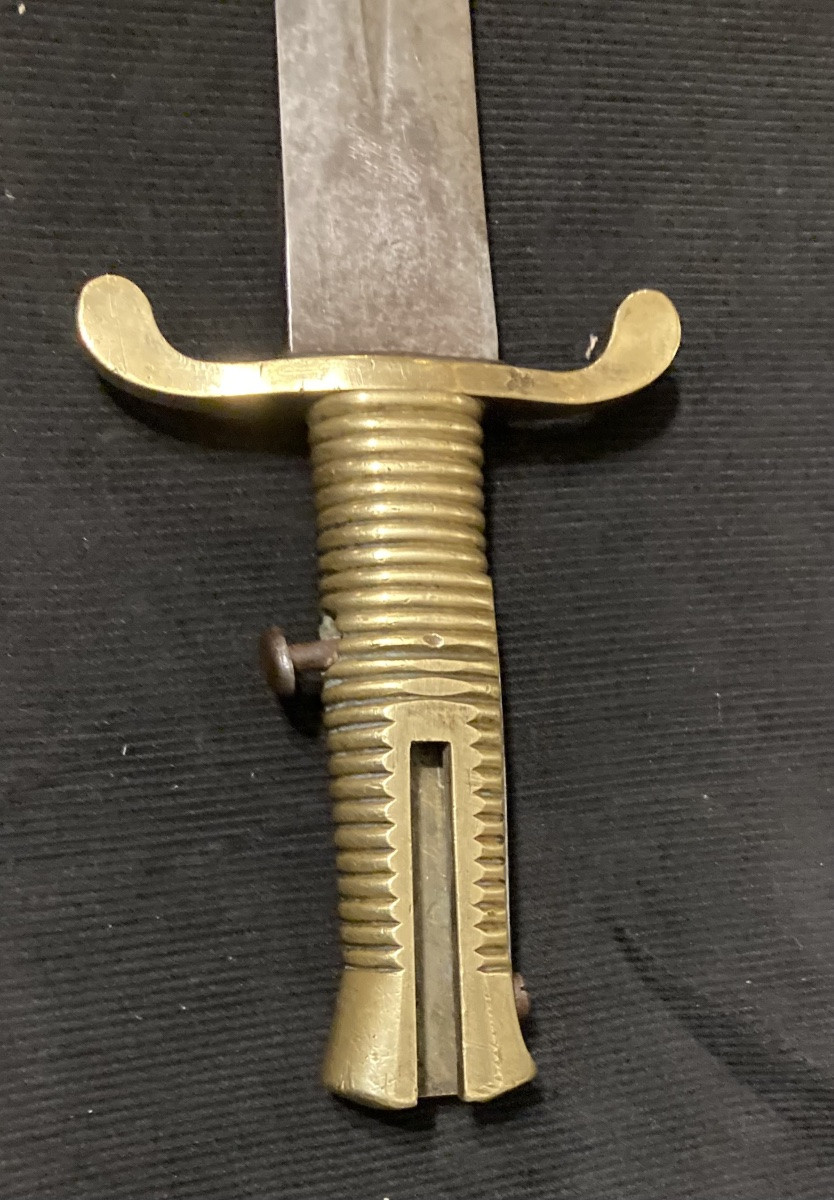 Baïonnette pour fusil de cavalerie Littich , modèle de 1848 pour la RUSSIE. -photo-2