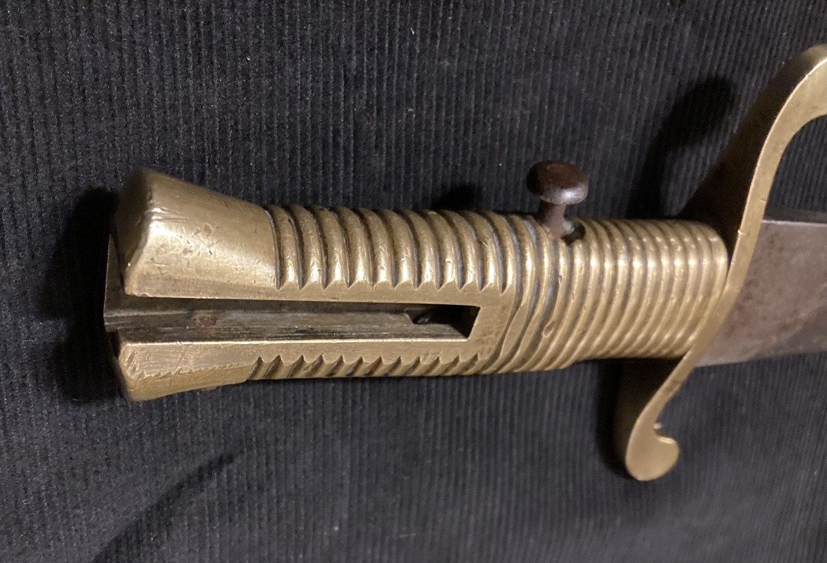 Baïonnette pour fusil de cavalerie Littich , modèle de 1848 pour la RUSSIE. -photo-3