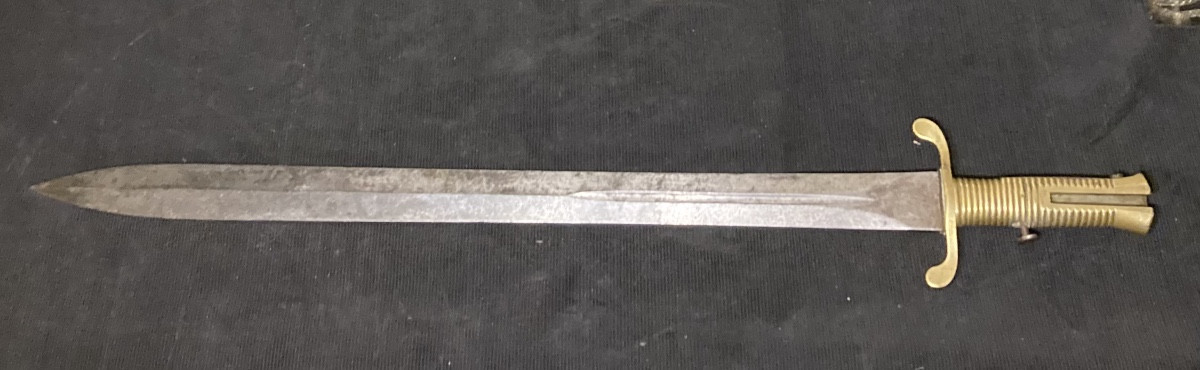 Baïonnette pour fusil de cavalerie Littich , modèle de 1848 pour la RUSSIE. 