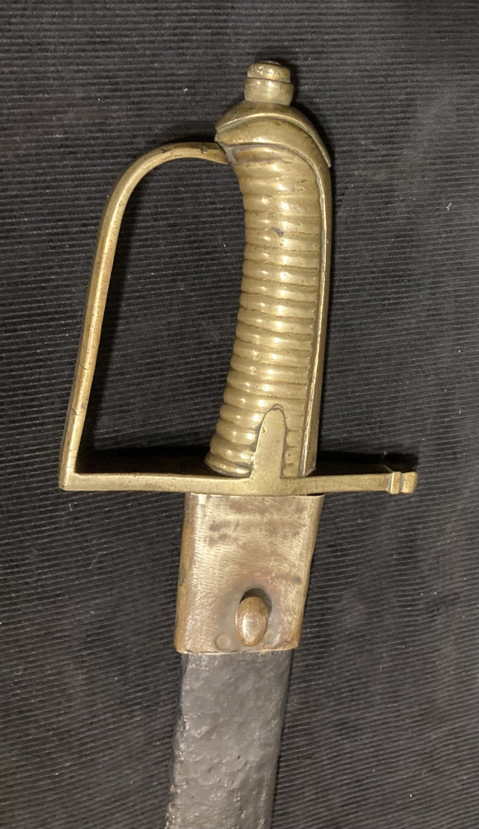 Sabre d’Infanteriebdit « Briquet », modèle 1776; Révolution jusqu’a. l’Empire.-photo-2