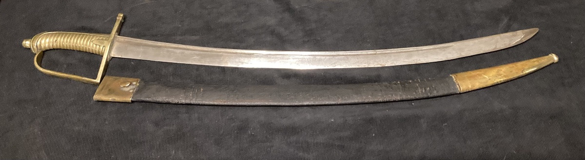 Sabre d’Infanteriebdit « Briquet », modèle 1776; Révolution jusqu’a. l’Empire.-photo-3
