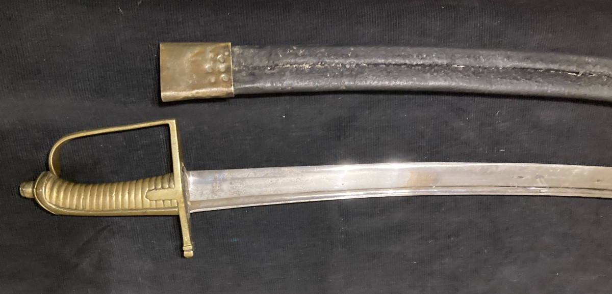 Sabre d’Infanteriebdit « Briquet », modèle 1776; Révolution jusqu’a. l’Empire.-photo-4