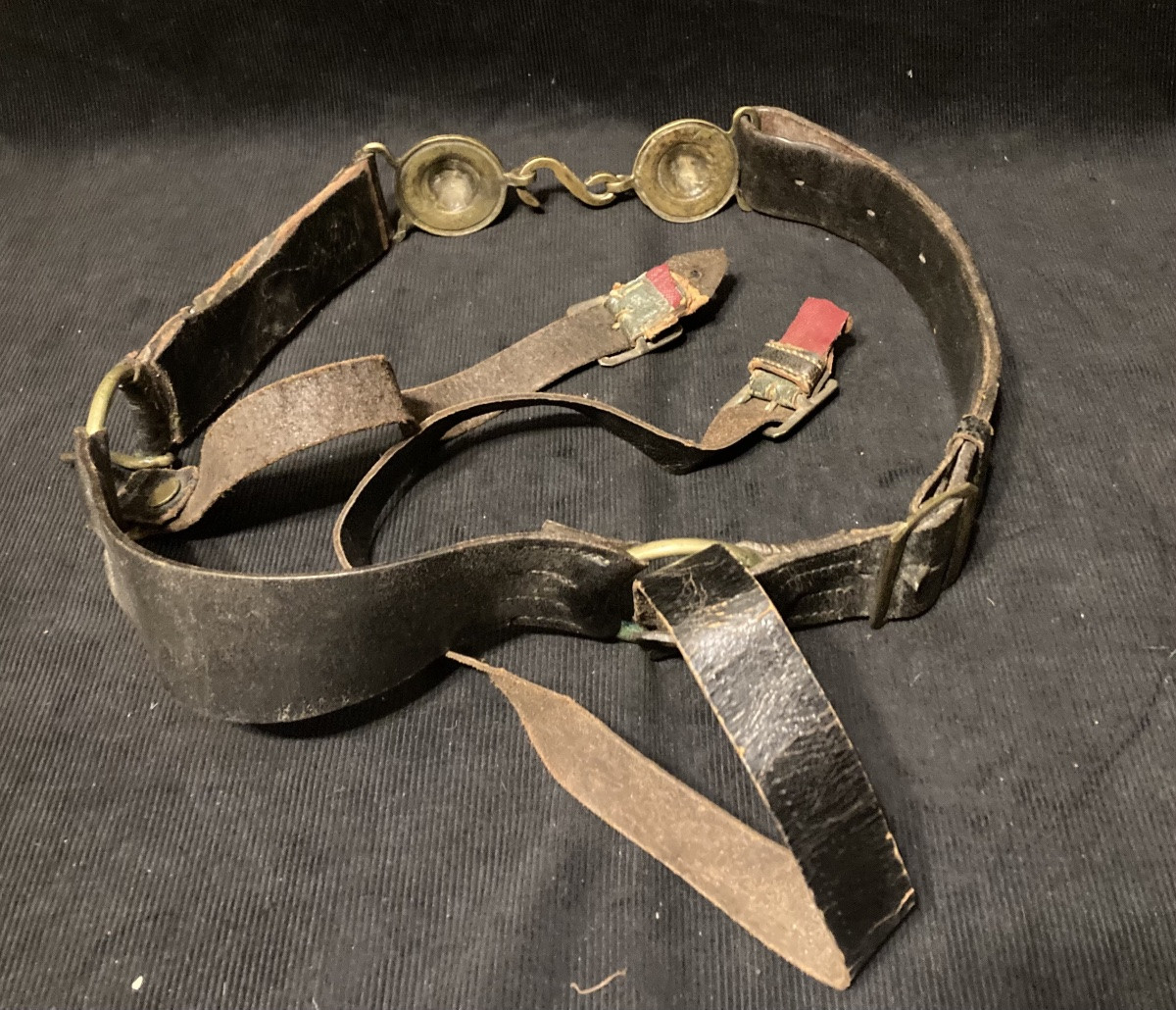 Ceinturon d’officier de cavalerie légère . Premier Empire.-photo-3
