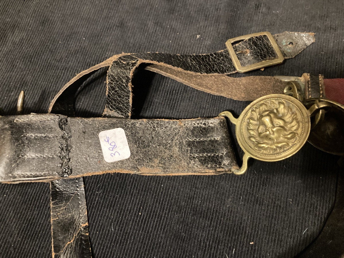 Ceinturon d’officier de cavalerie légère . Premier Empire.-photo-3