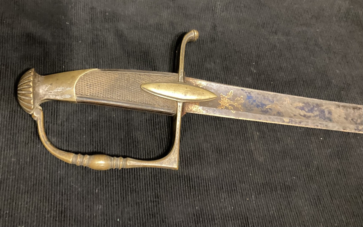 Sabre d’officier de Cavalerie légère « Hussards où Chasseurs . Premier Empire.-photo-2