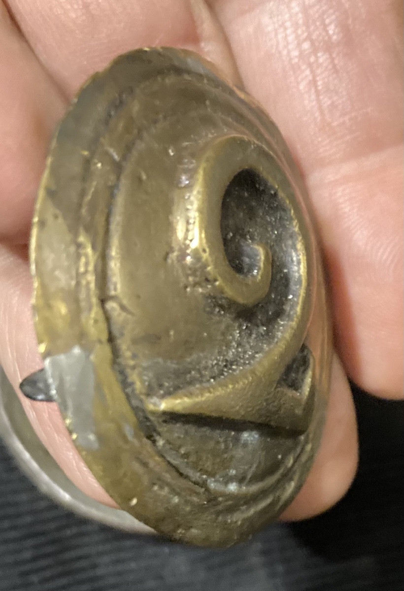 Set Of First Empire Harness Fittings. Crescent Under The Throat; Boss Ornament.-photo-3