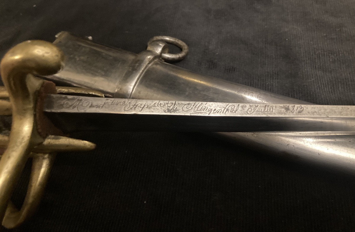 Sabre de Cavalerie Hussard; Modéle An XI. Premier Empire. -photo-4