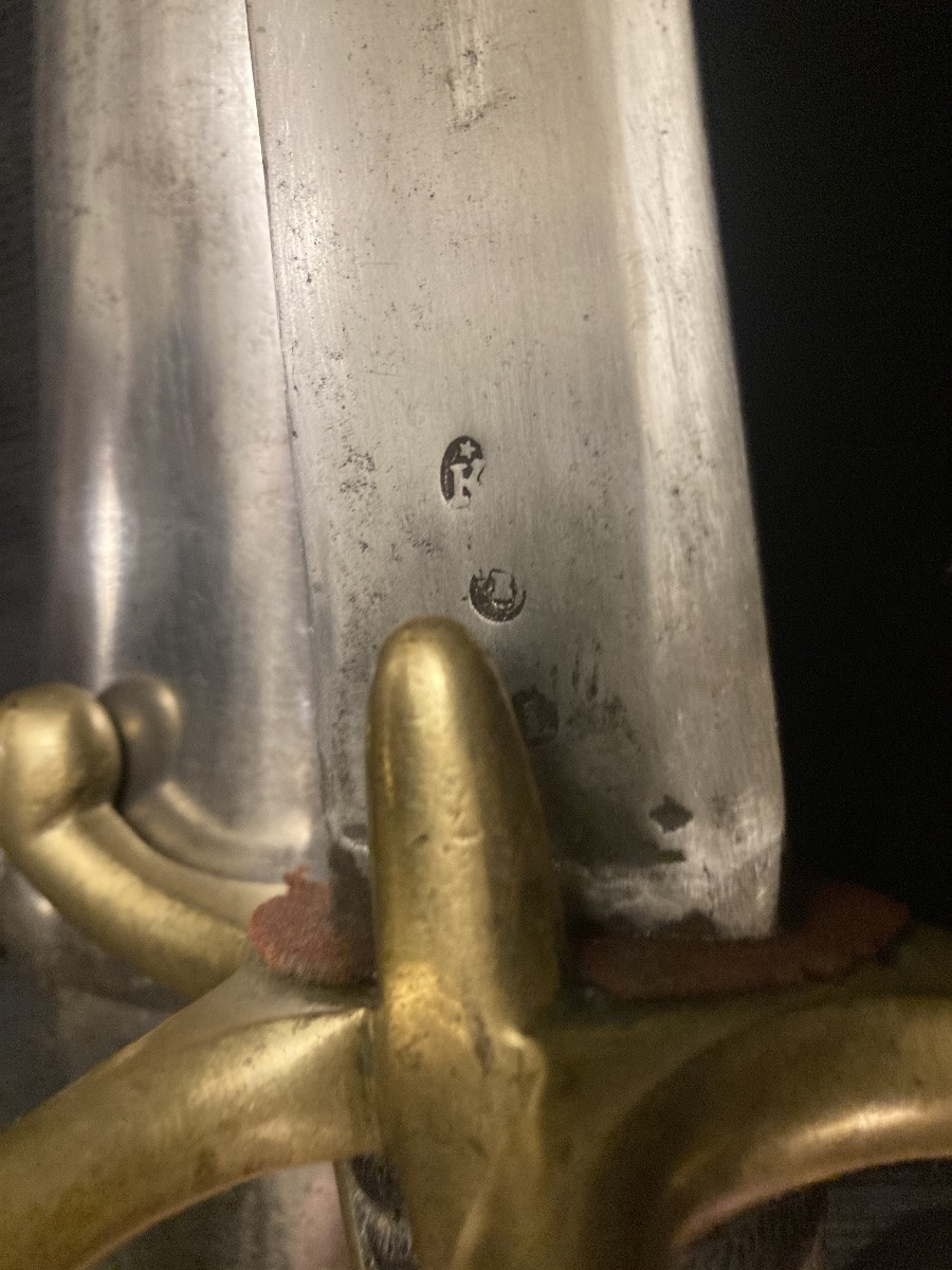 Sabre de Cavalerie Hussard; Modéle An XI. Premier Empire. -photo-1