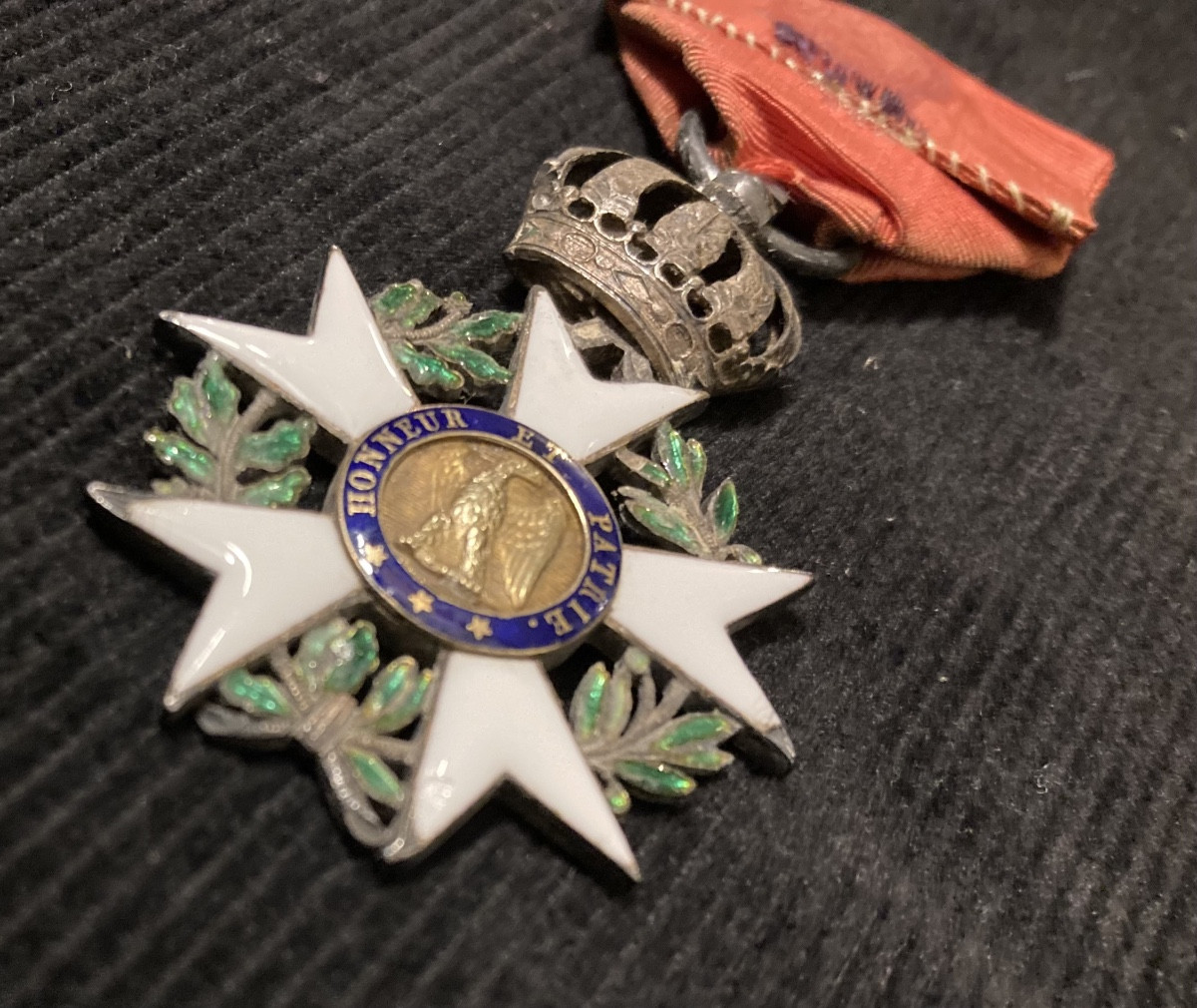 Croix de chevalier de la Légion d’Honneur.. Troisième type 1806-1808. Premier Empire.-photo-1