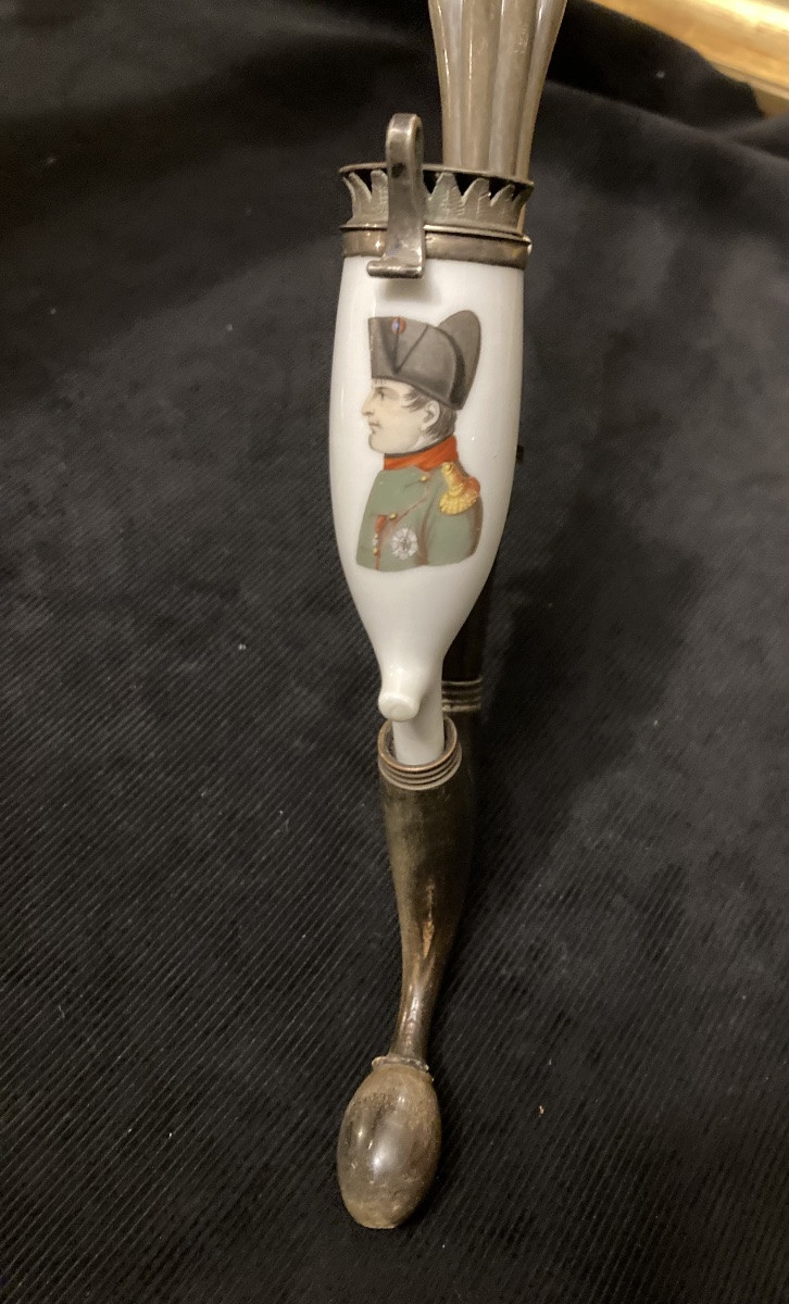 Pipe au Profil de Napoléon 1er XIXéme France.-photo-3