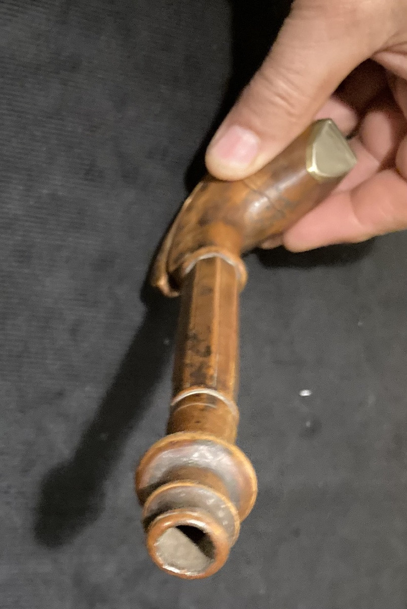 Wooden Case For A Clay Soldier's Pipe From The First Empire. France. -photo-4