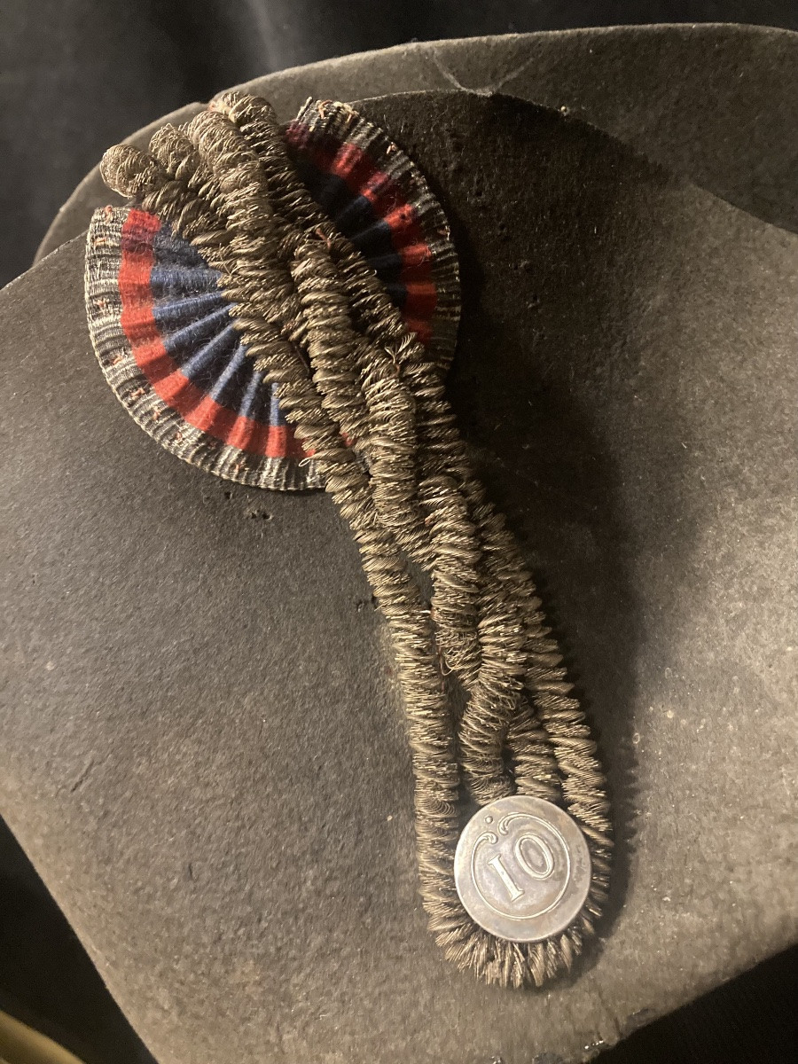 Bicorn Hat Of An Officer Of The 10th Cuirassier. First Empire. -photo-4
