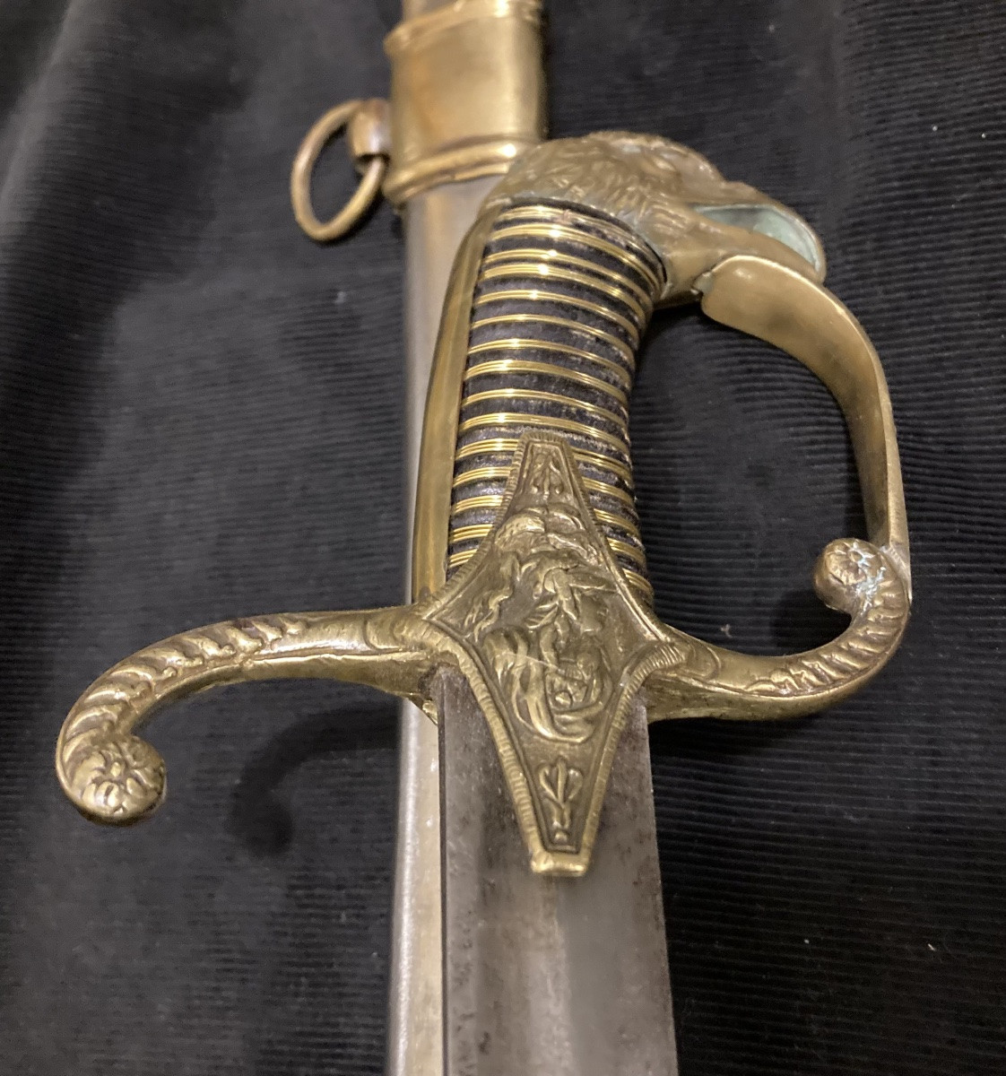 Sabre d’officier de la Garde Royale de MURAT au royaume de NAPLES . Premier Empire.-photo-3