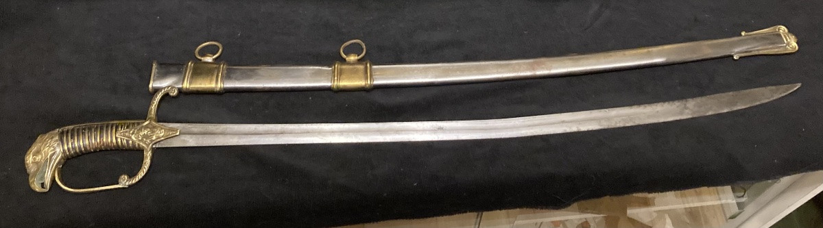 Sabre d’officier de la Garde Royale de MURAT au royaume de NAPLES . Premier Empire.-photo-2