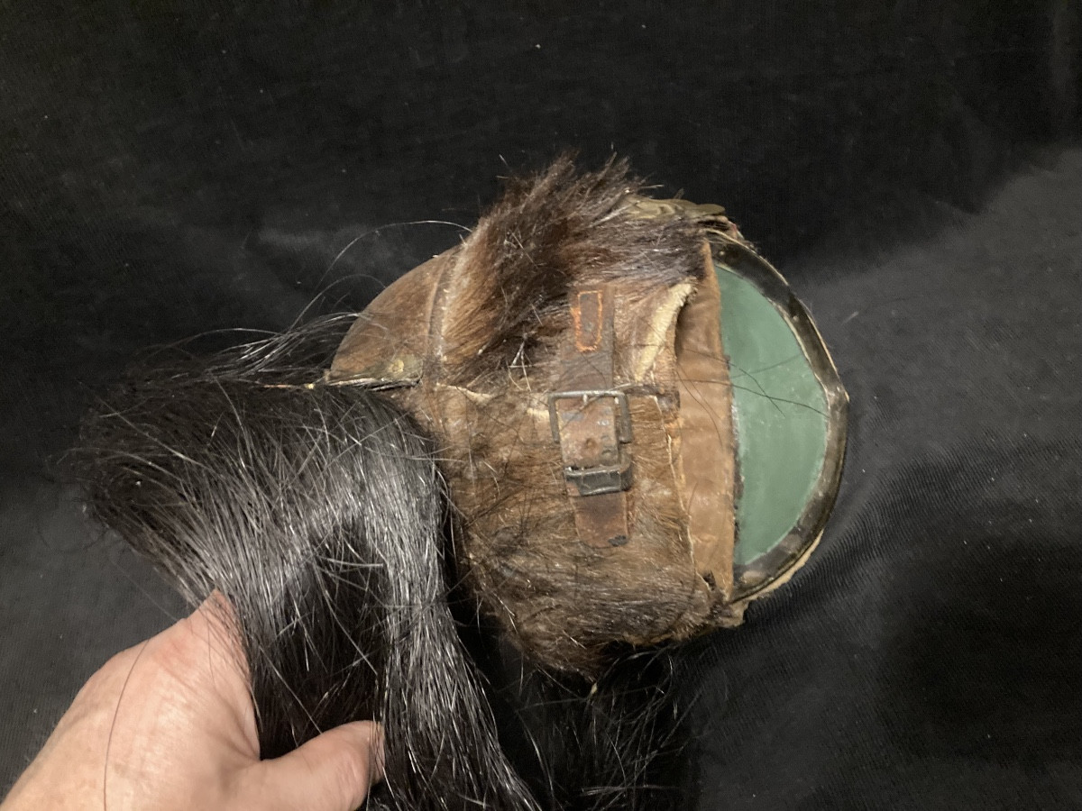 Casque troupe  du 3éme Cuirassier, vers 1810.-photo-3