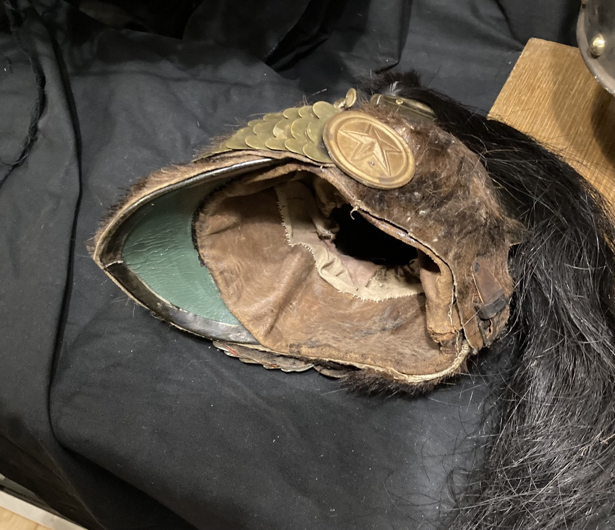 Casque troupe  du 3éme Cuirassier, vers 1810.-photo-3