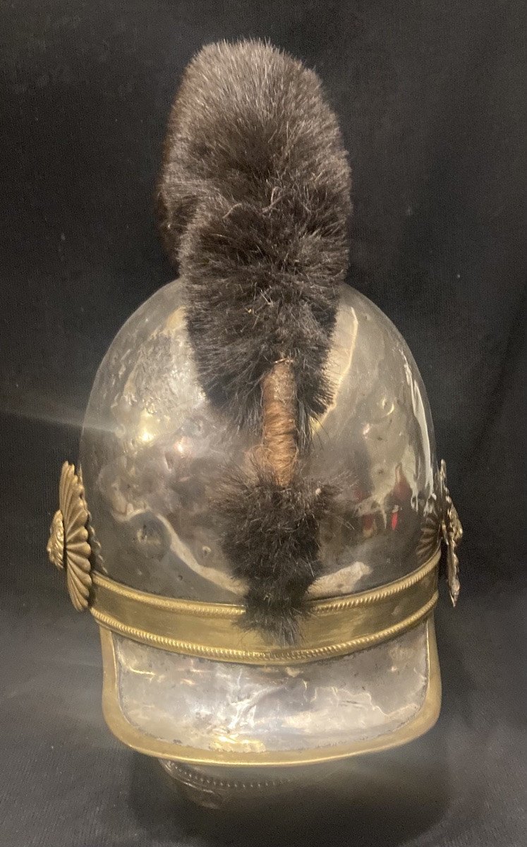 Helmet Of An Officer Of The National Guard Cavalry Of Paris. Model 1814 / Hundred Days First Empire-photo-1