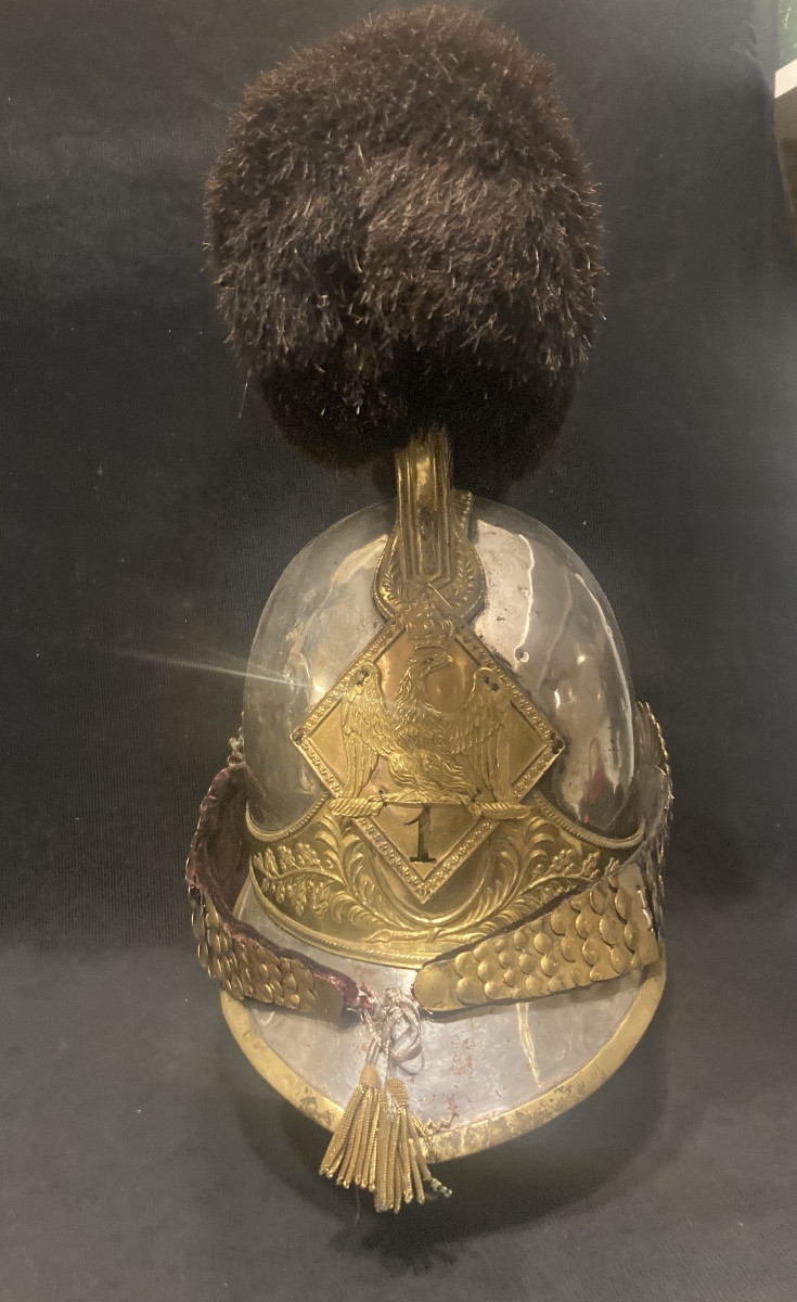 Helmet Of An Officer Of The National Guard Cavalry Of Paris. Model 1814 / Hundred Days First Empire