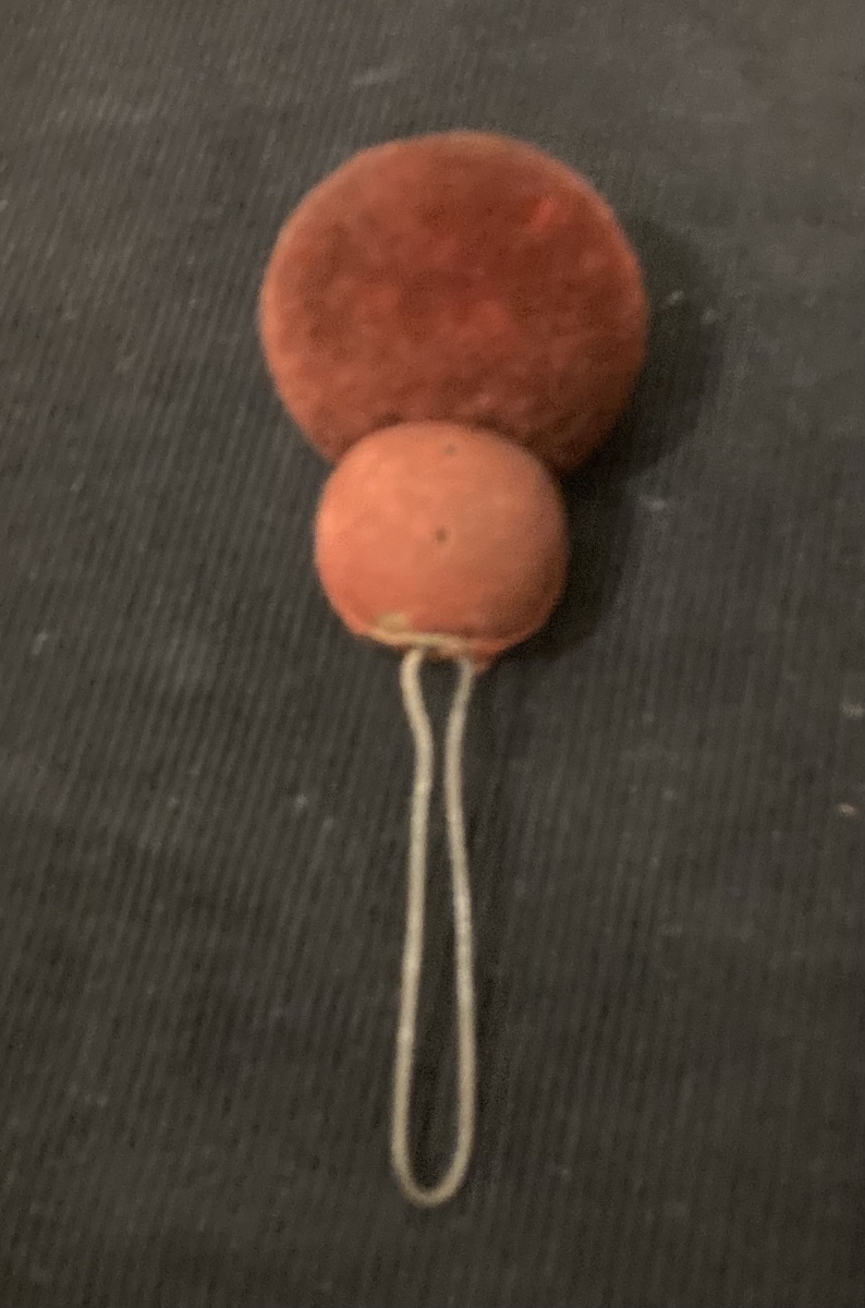 Double Scarlet Pompon For Shako. Second Empire . France.-photo-2