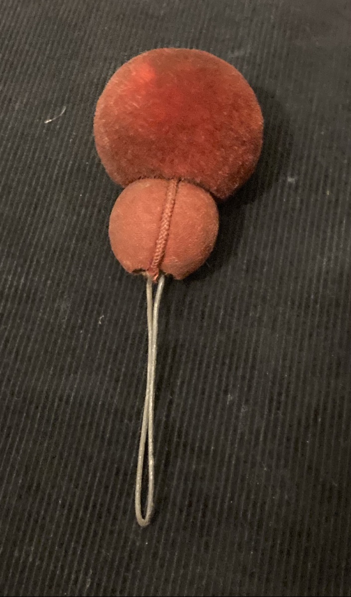 Double Scarlet Pompon For Shako. Second Empire . France.-photo-3