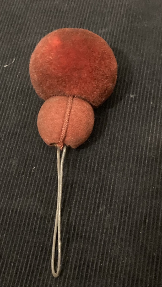 Double Scarlet Pompon For Shako. Second Empire . France.-photo-2