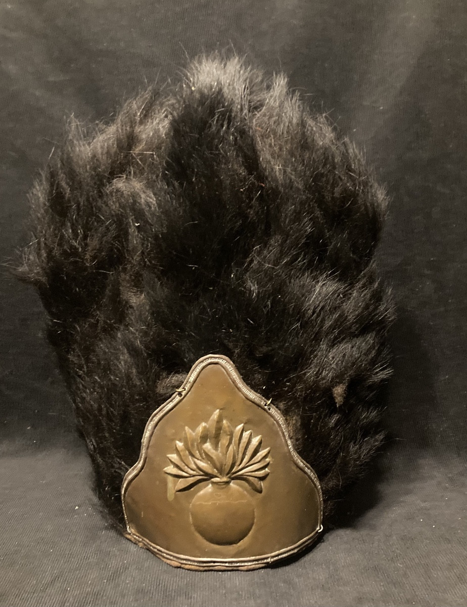 Grenadier's Bearskin Cap. French Revolution. 