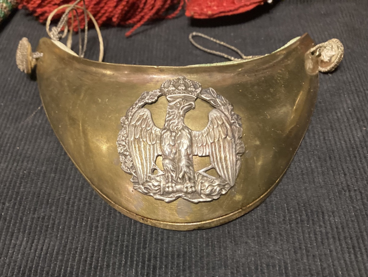 Infantry Officer's Gorget Of The Imperial Guard, Model 1804. First Empire.