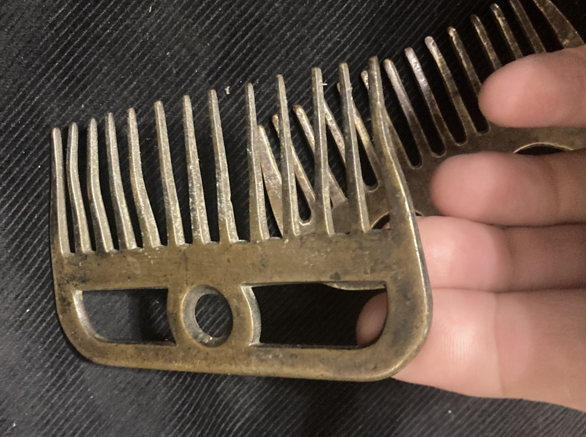 2 Peignes de Criniére de Cheval de HUSSARD . Premier Empire.-photo-3