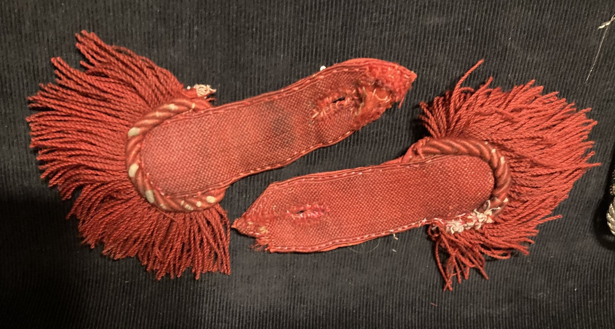 Pair Of Epaulettes For A Grenadier Infantry Troop. Revolution/consulate/first Empire.