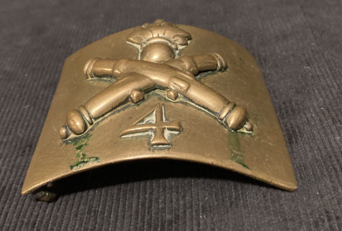 Belt Buckle Of The 4th Artillery Train Regiment. First Empire-photo-2