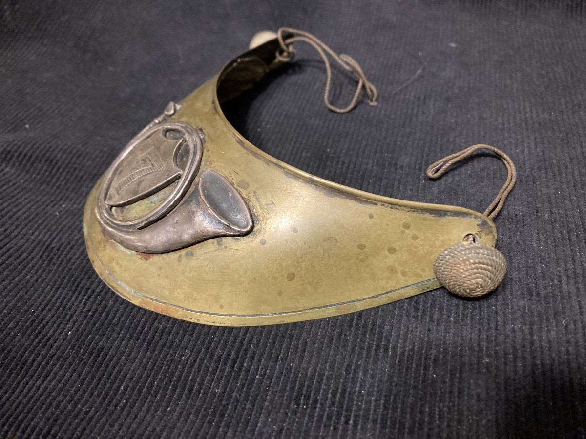 Officer's Gorget Of The 7th Light Infantry Regiment, First Empire.-photo-3