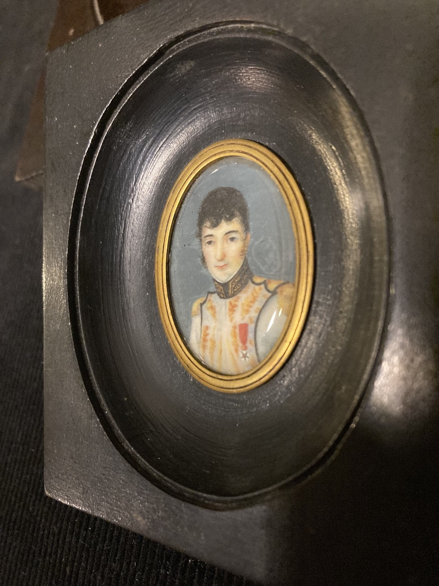 Colonel Niepce's Collection From The Revolution To The Empire. Portrait And His Saint Helena Medal.-photo-1