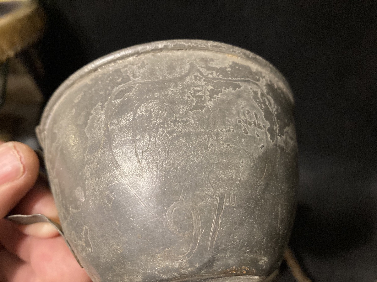 Bidon Français de Cavalerie sur étiquette « Bidon Française de Cavalerie Légére 1798 » -photo-3