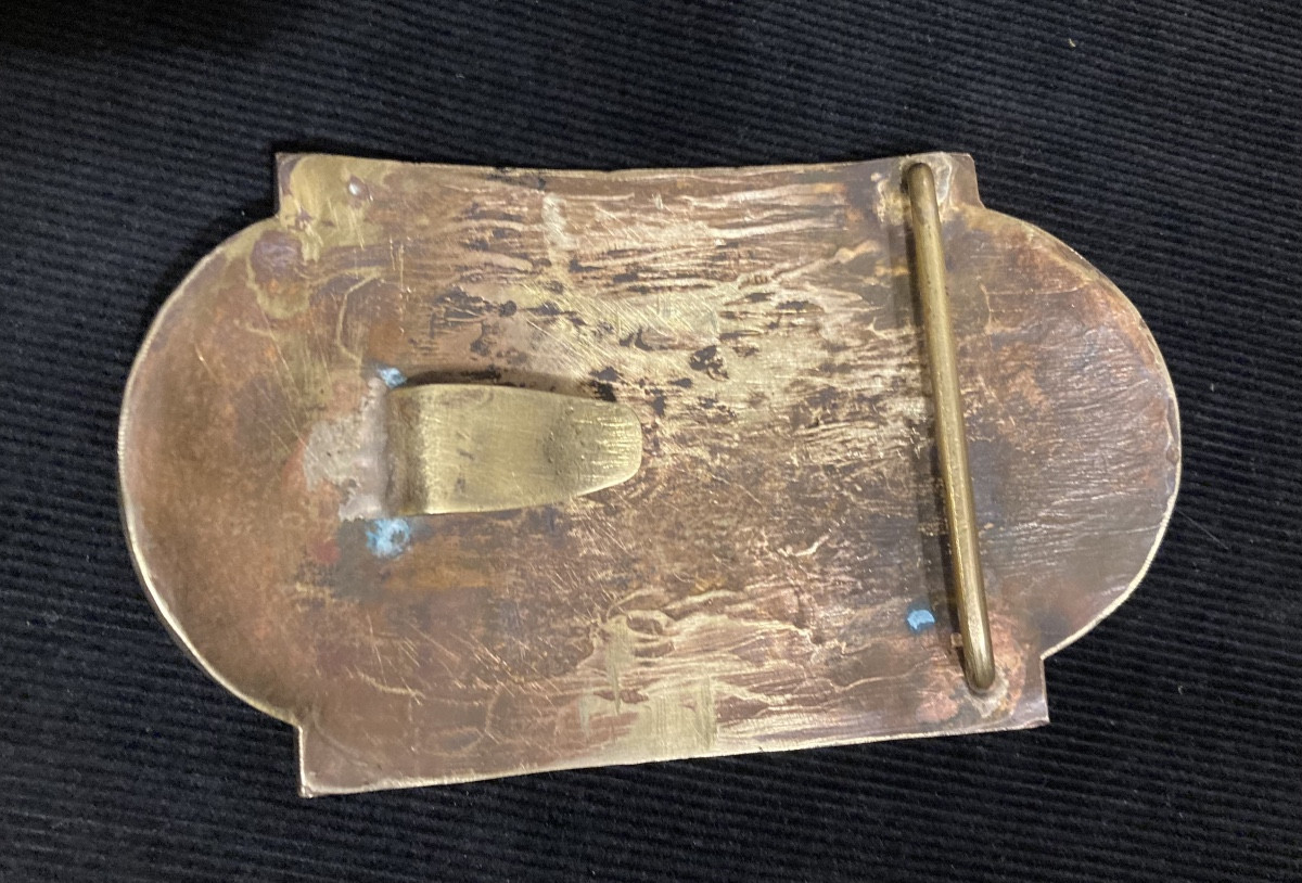 Plaque de Ceinturon d’Officier Général Premier Empire . Modèle type Directoire . Reproduction -photo-2